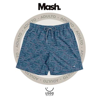 Imagem de Shorts Tactel Elástico Estampado Mash Verão Praia