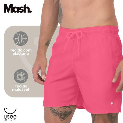 Imagem de Shorts Tactel Elástico Estampado Mash Verão Praia