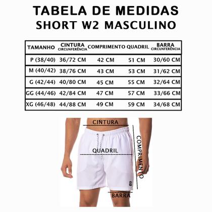 Imagem de Shorts Verão Praia Premium Verticais Tons Azuis W2 Masculino