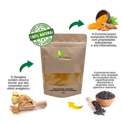 Imagem de Shot Matinal Cúrcuma com Pimenta Preta e Gengibre 250g