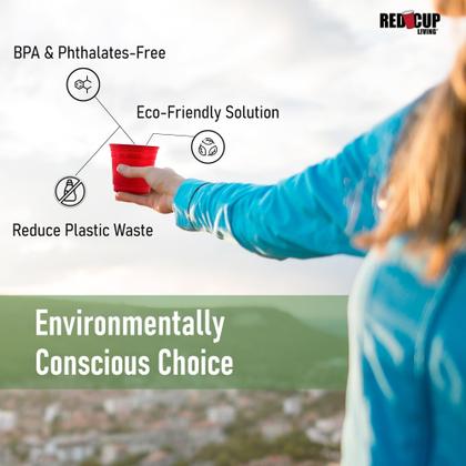 Imagem de Shot Tumbler Red Cup Living 150 ml, pacote reutilizável com 4