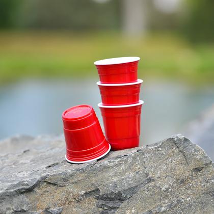 Imagem de Shot Tumbler Red Cup Living 150 ml, pacote reutilizável com 4