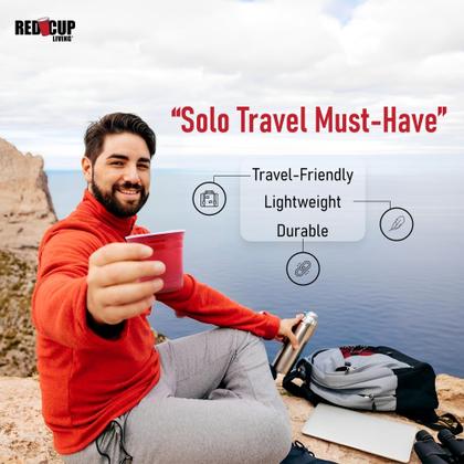 Imagem de Shot Tumbler Red Cup Living 150 ml, pacote reutilizável com 4