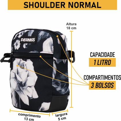 Imagem de Shoulder Bag Bolsa Pochete Alça Esportiva Passeio Reforçado Necessaire Transversal Tiracolo