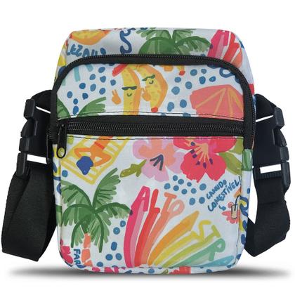 Imagem de Shoulder Bag Estampada Bolsa Transversal Pochete Mini Mochila 09