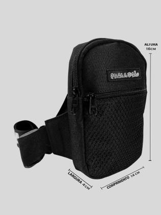 Imagem de Shoulder Bag Masculina Mini Bolsa Necessaire Basica Pega a Visão