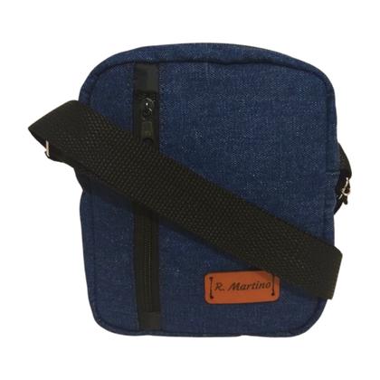 Imagem de Shoulderbag Jeans Bolsa Bolsinha estilosa Masculina feminina pochete lateral Tiracolo Necessaire alça ajustável porta celular objetos moda casual