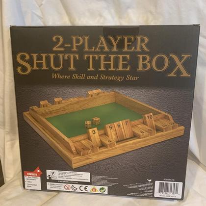 Imagem de Shut The Box Game Cardinal 6040879 Madeira multicolorida para dois jogadores