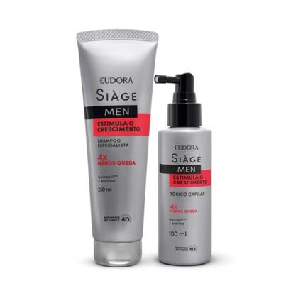 Imagem de Siàge Men Combo: Tônico 100ml + Shampoo 250ml - Crescimento e Antiqueda Capilar