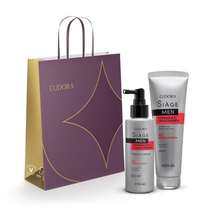 Imagem de Siàge Men Combo: Tônico 100ml + Shampoo 250ml - Crescimento e Antiqueda Capilar