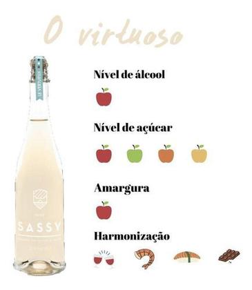 Imagem de Sidra Sassy   Vertueux   Premium 750ml-pack 6 Garrafas