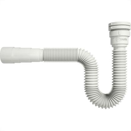 Imagem de Sifao Sanfonado Tigre Multiuso Pvc Branco