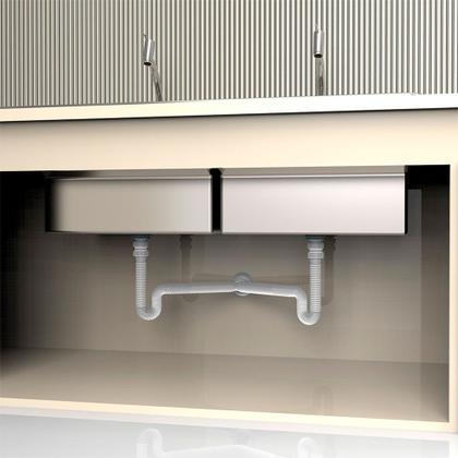 Imagem de Sifão Tubo Extensivo Duplo Universal Blukit