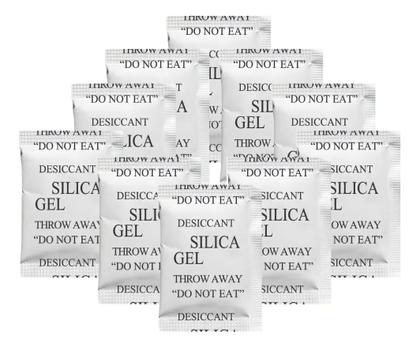 Imagem de Sílica Gel 20g Kit com 50 Unidades Proteção, Conservação e Controle de Umidade