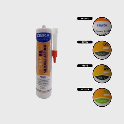 Imagem de Silicone Acético Incolor  240g - Cibra