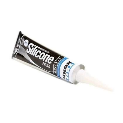 Imagem de Silicone Acético Preto 300g - Selante Tekbond