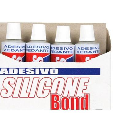 Imagem de Silicone Bond Garin Bisnaga Incolor 50G. - Kit C/12 Pecas
