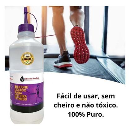 Imagem de Silicone Lubrificante Para Esteira Ergométrica Profissional 1L