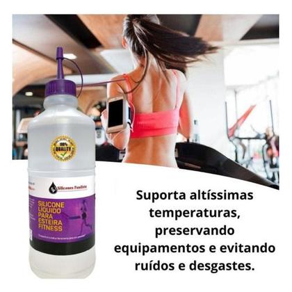 Imagem de Silicone Lubrificante Para Esteira Ergométrica Profissional 1L