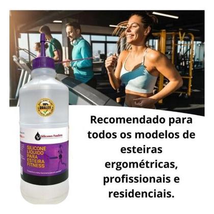 Imagem de Silicone Lubrificante Para Esteira Ergométrica Profissional 1L