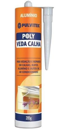 Imagem de Silicone Sela Veda Calha Rufo Cinza 285g Pulvitec Poly