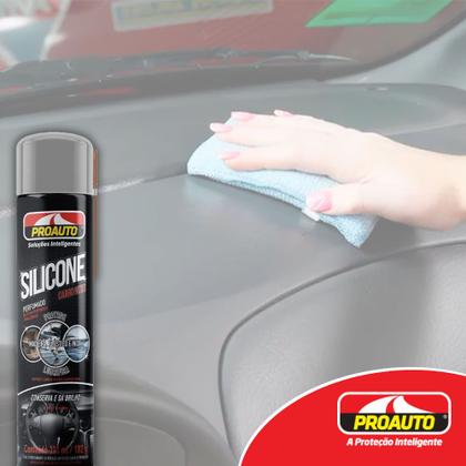 Imagem de Silicone Spray Automotivo Fragrância Carro Novo Proauto 2pcs