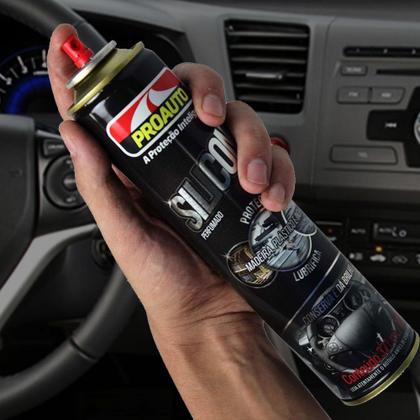 Imagem de Silicone Spray Automotivo Fragrância Carro Novo Proauto 2pcs