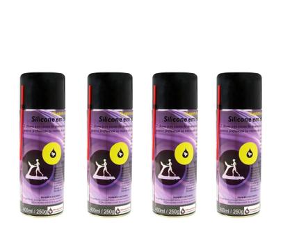 Imagem de Silicone Spray Para Esteira Academia 6 unidades