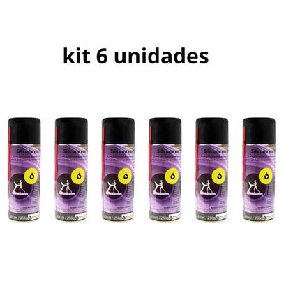 Imagem de Silicone Spray Para Esteira Academia 6 unidades