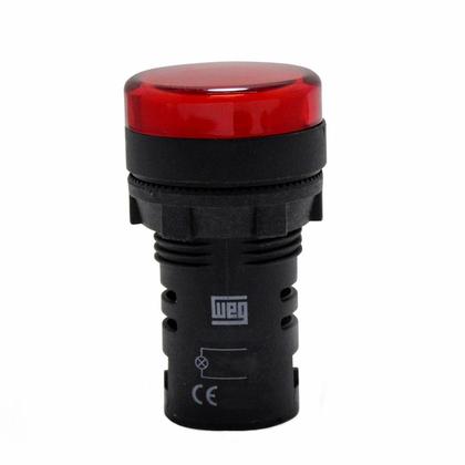 Imagem de Sinaleiro Monobloco 22mm 220Vca CEW-SM1-D78 Vermelho Weg