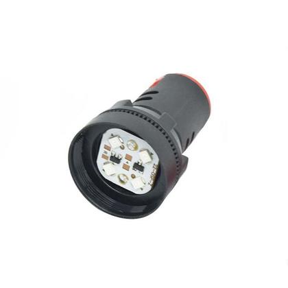 Imagem de Sinaleiro Sinalizador Led Painel Embutir 22mm 220v