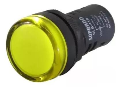 Imagem de Sinalizador 22mm Amarelo 220vca Soprano