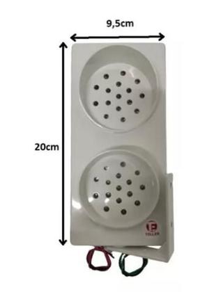 Sinalizador Toller Semaforo Portão Automático 16 Leds Bivolt Imagem de Sinalizador Toller Semaforo Portão Automático 16 Leds Bivolt