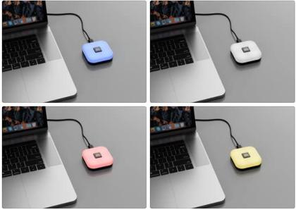 Imagem de Sincronização de áudio com botão USB Mute para Zoom, Teams e Meet