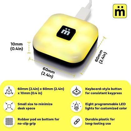 Imagem de Sincronização de áudio com botão USB Mute para Zoom, Teams e Meet
