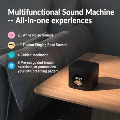 Imagem de Singing Bowl & Sleep Sound Machine Kipcush com 19 taças tibetanas