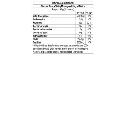 Imagem de Sinister Mass Integral 3Kg