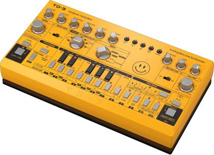 Imagem de Sintetizador analógico Behringer Td-3 bass line Amarelo com sequencer