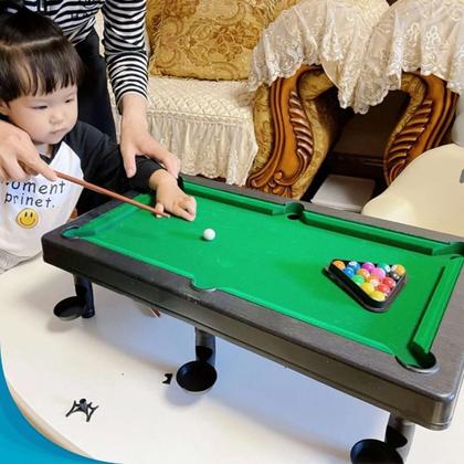 Imagem de Sinuca de Brinquedo Infantil Diversão Garantida