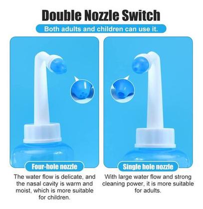 Imagem de Sinusite Higienizador Ducha Nasal Lavador Lavagem  300ml