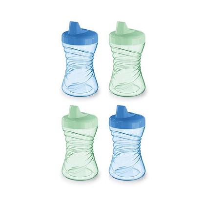 Imagem de Sippy Cup NUK Fun Grips Hard Spout 300 ml, pacote com 4 unidades de 12 m ou mais