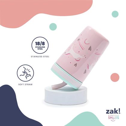 Imagem de Sippy Cup Zak Designs Kelso 350ml com isolamento a vácuo - Safari