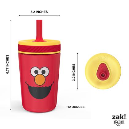 Imagem de Sippy Cup Zak Designs Sesame Street Kelso 350 ml isolado a vácuo