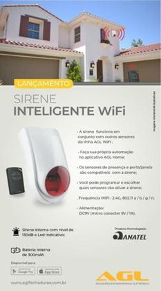 Imagem de Sirene Inteligente Wi-Fi Agl