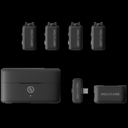 Sistema 4X Microfones Hollyland Lark Max 2 Combo Wireless 4