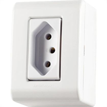 Imagem de Sistema Box Tramontina Lizflex 1 Tomada 2P+T. 10A - 57304/002