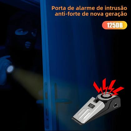 Imagem de Sistema de Alarme de Porta Sem Fio - 2 Pacotes Portáteis com Alto Decibel - Anti-Roubo
