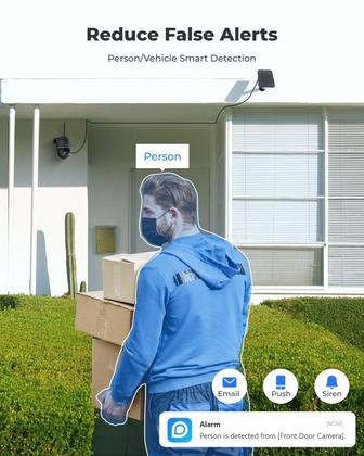 Imagem de Sistema de câmera de segurança REOLINK Argus PT 5MP Wireless