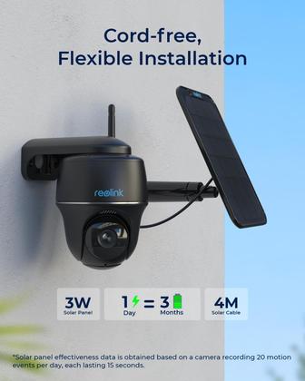 Imagem de Sistema de câmera de segurança REOLINK Argus PT 5MP Wireless