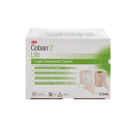 Imagem de Sistema de compressão 3M Coban 2 Lite 2794N com 1 kit de estocagem